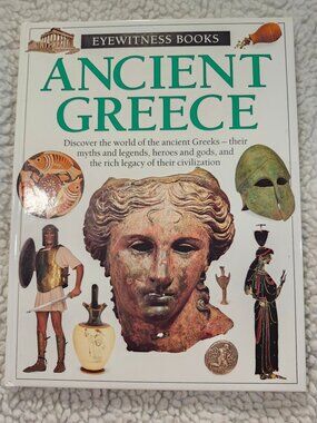 Eyewitness Books Ancient Greece Anne Pearson Hardcover Stoddart 1995 Illustrated
